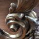 Bronze andirons