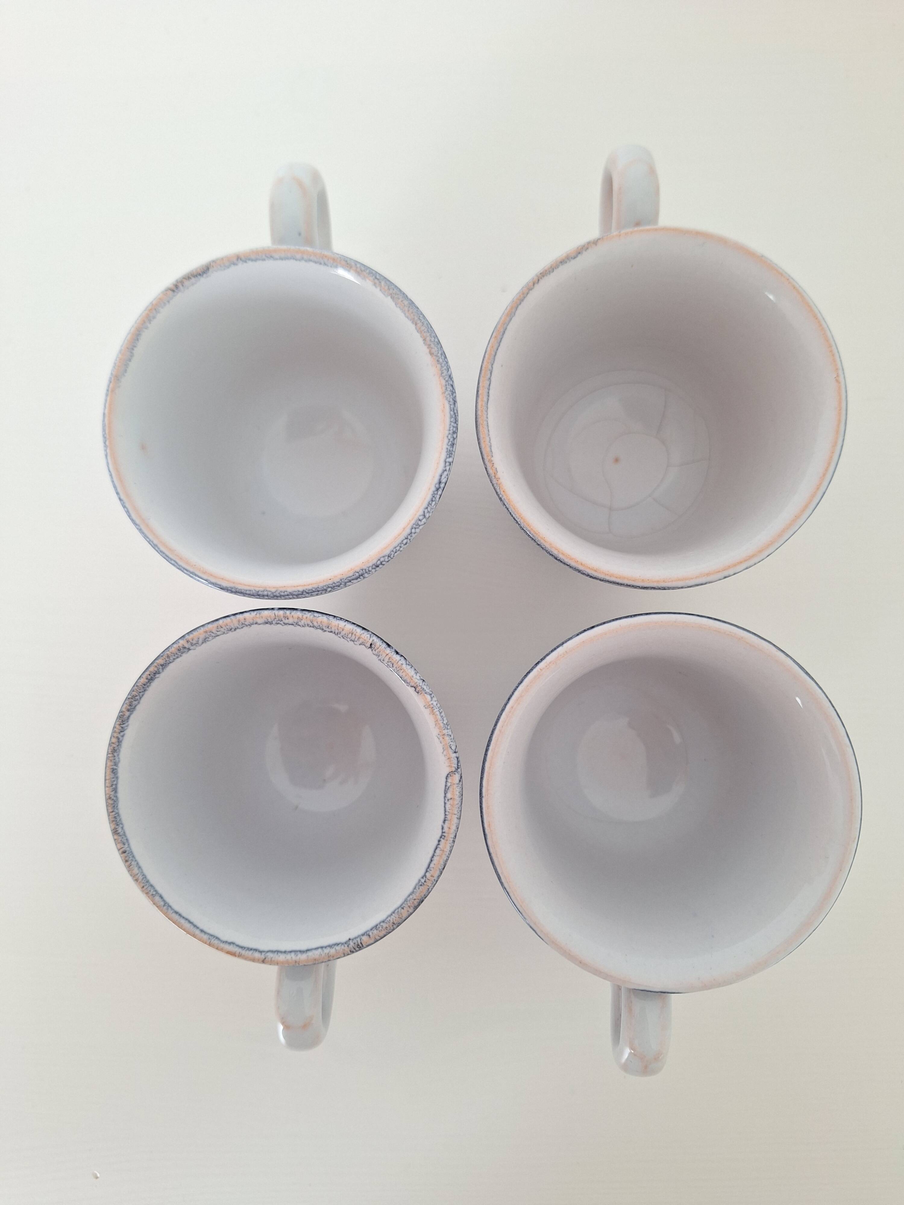 Tasse à café bleu Niderviller 1970 - 1980
