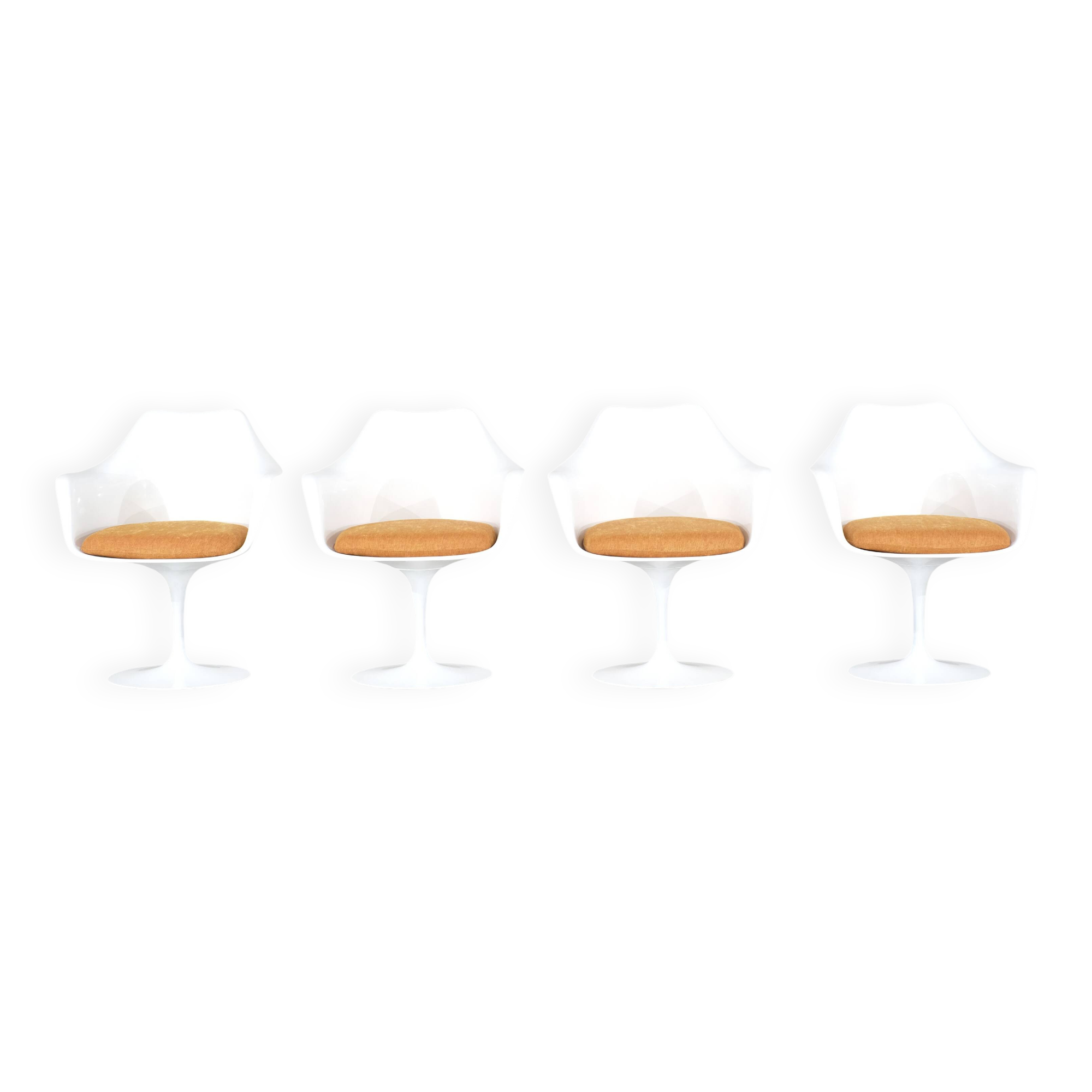 Set of 4 Tulip armchairs by Eero Saarinen for Knoll International - 1960s