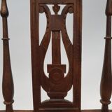 Pair of chairs lyre back