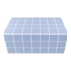 Ceramic coffee table-rectangular-tiles-blue-matte blue--Tile table