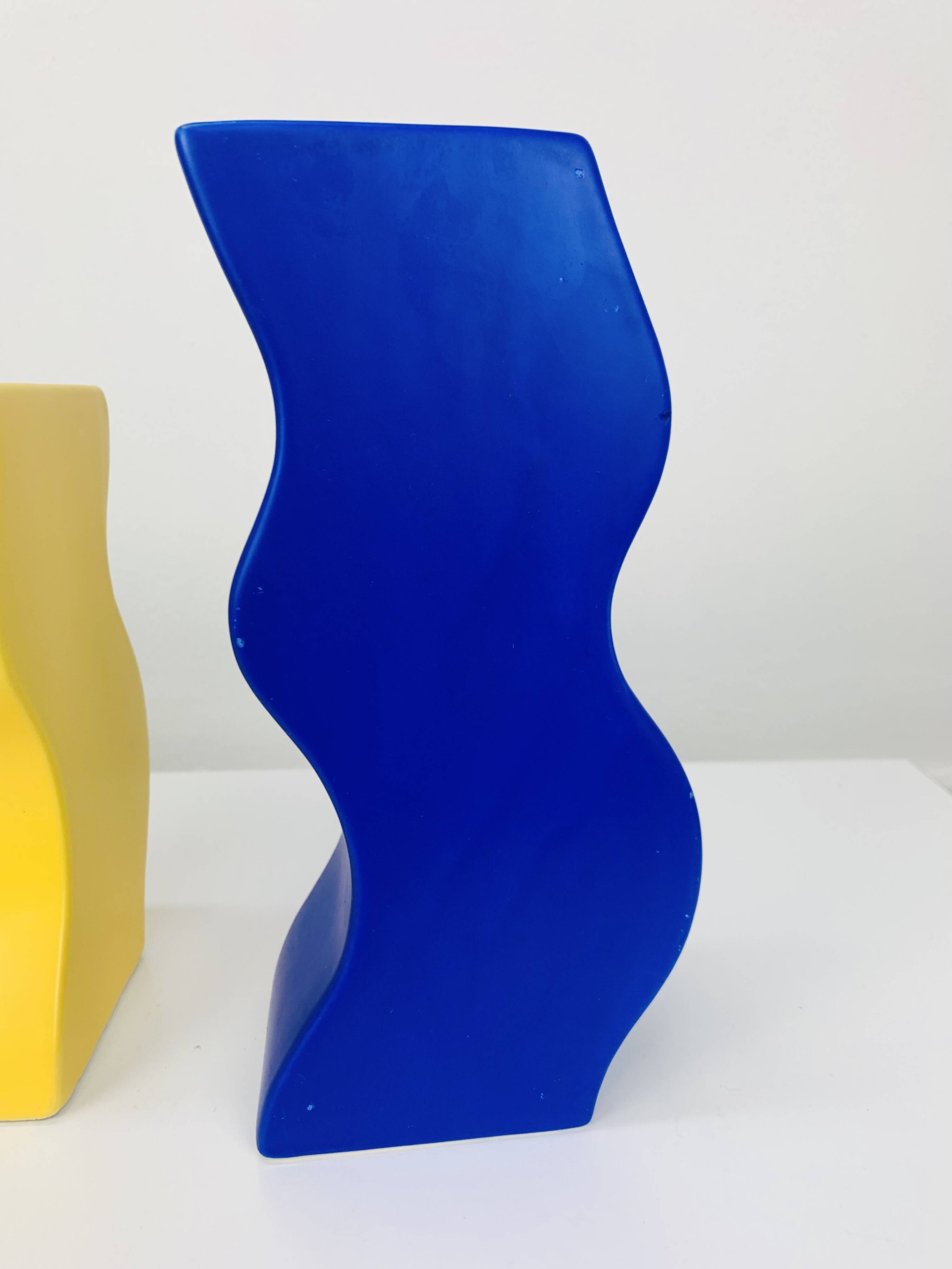 Pair of Asa vases, 80s ceramic, vintage