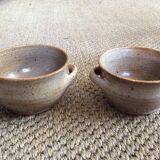 Set of 2 sandstone bowls