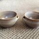 Set of 2 sandstone bowls