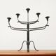 Brutalist Metal Candle Holder