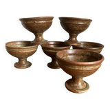 6 stoneware bowls