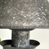 Heart Lamp Zinc Vintage
