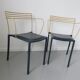 Paire de fauteuils Pascal Mourgue modèle "Piccolo" pour Fermob année 1990