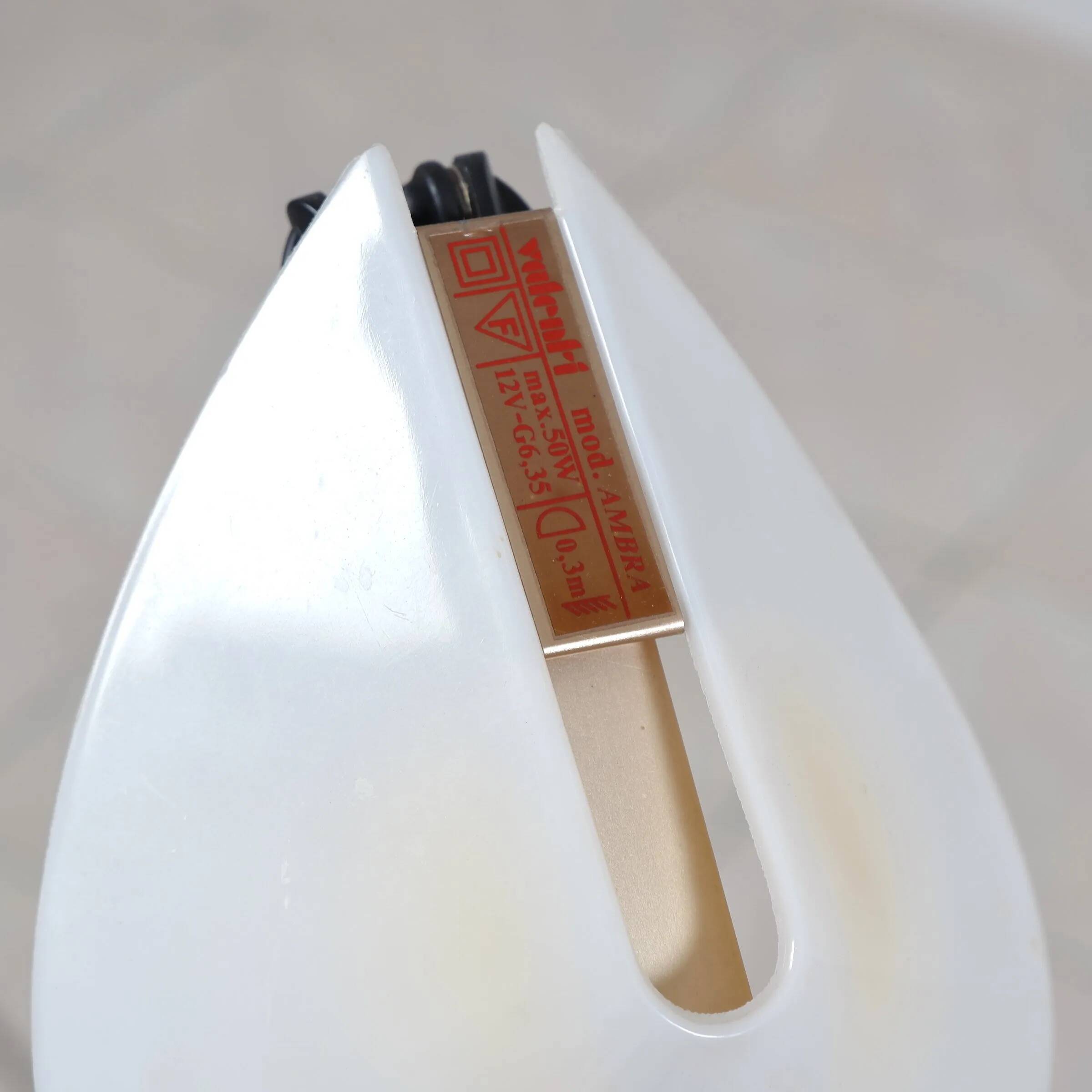 Set of 2 "Ambra" floor lamps by Valenti, Italy