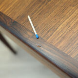 Table en palissandre, design danois, années 1960, designer: Poul Hundevad & Kai Winding, fabricant: Hundevad