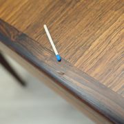 Table en palissandre, design danois, années 1960, designer: Poul Hundevad & Kai Winding, fabricant: Hundevad