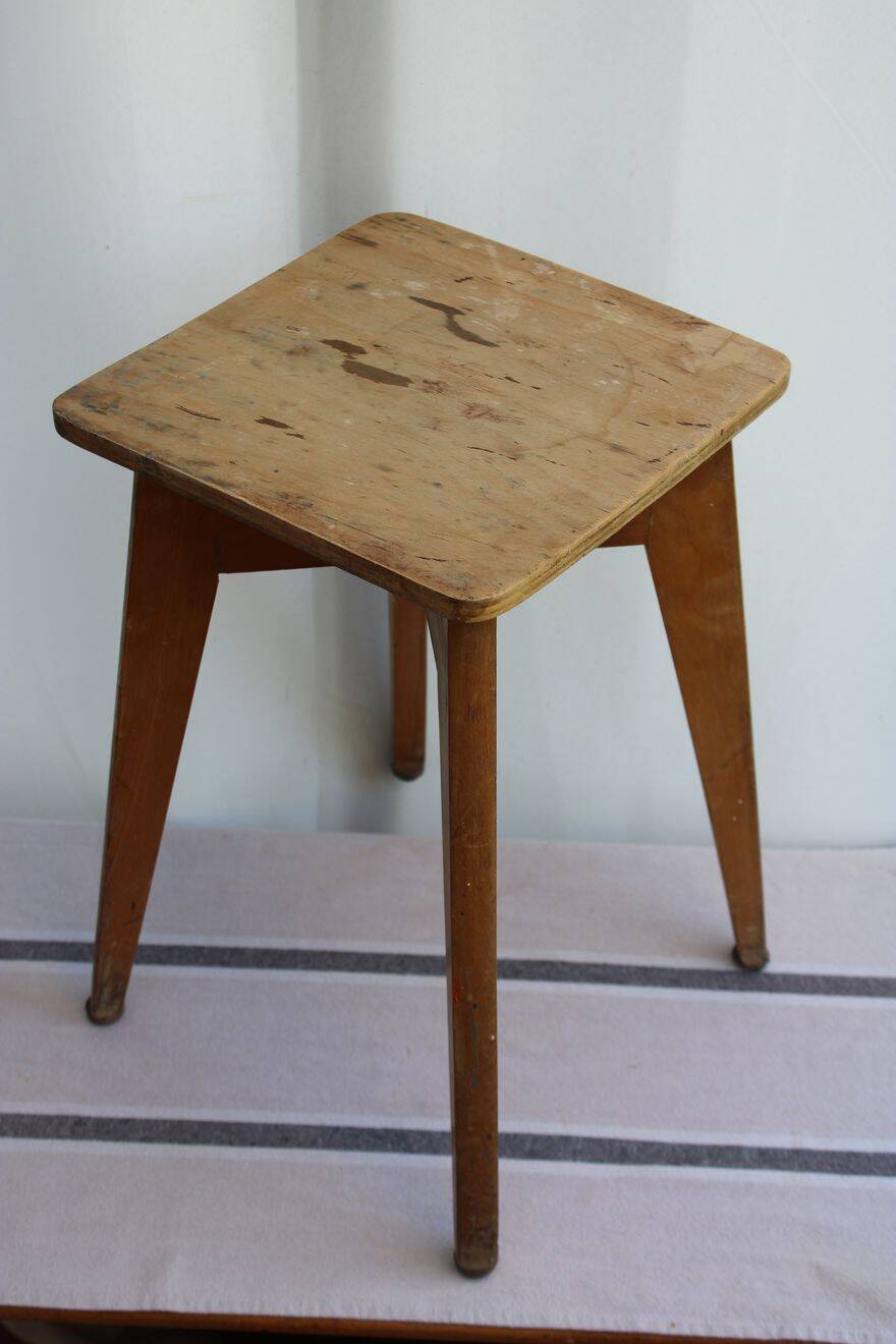 Wooden stool