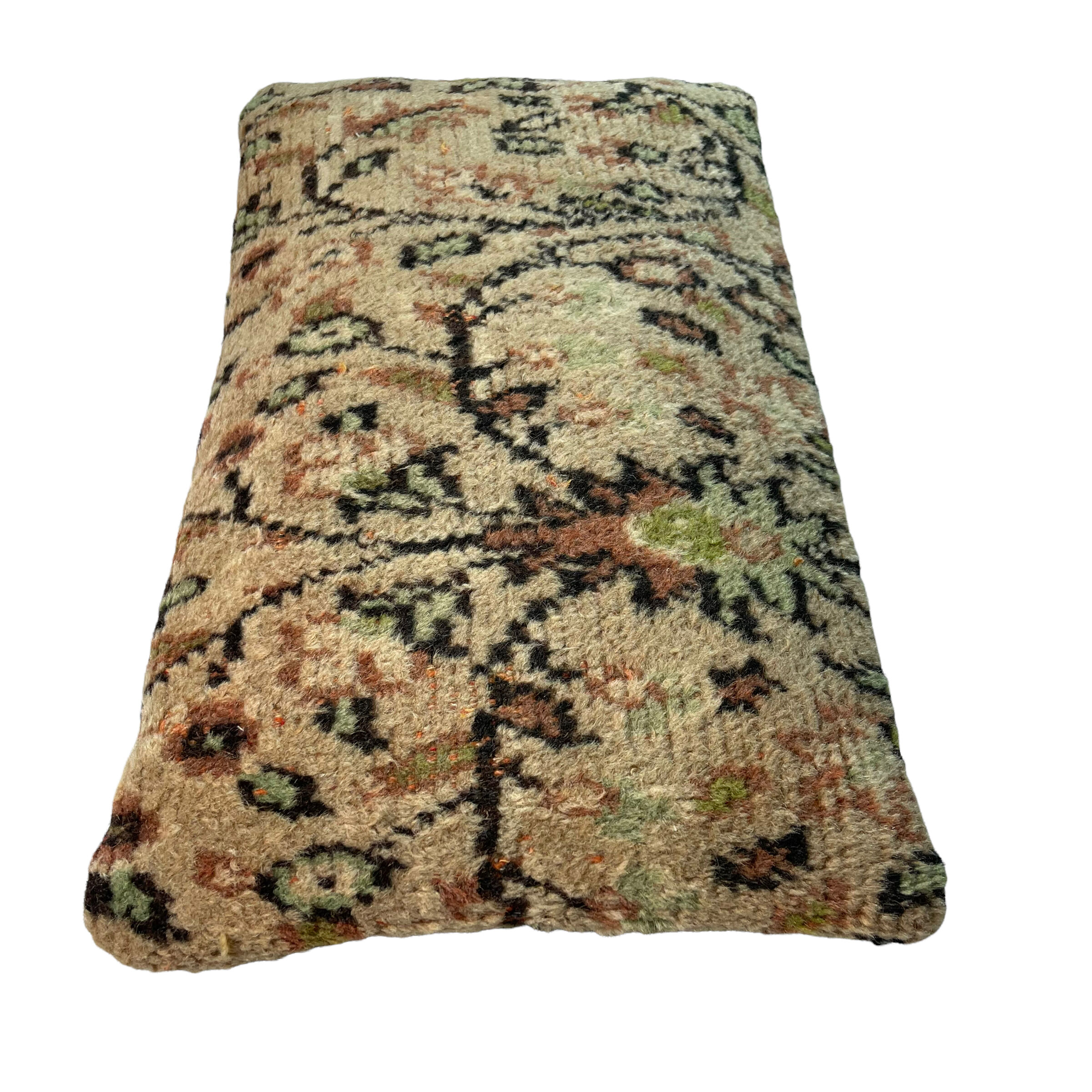 Housse de coussin de tapis turc vintage, 30 x 50 cm