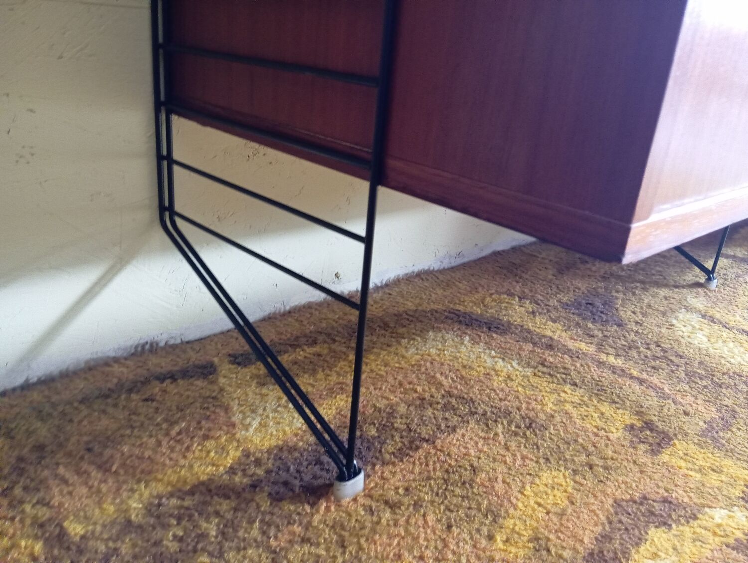 Scandinavian teak String shelf unit