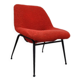 Vintage armchair in original French terry fabric - 1970s