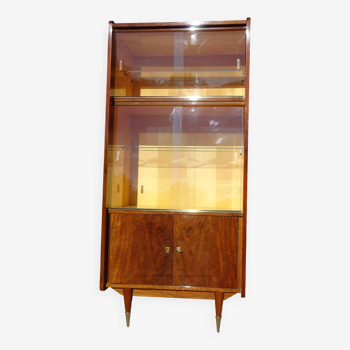 Vintage display case, quality manufacturing in Montauban 1960s