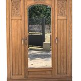 Parisian wardrobe raw wood 1920