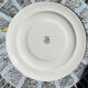 Lot de 6 assiettes  plates blanches Churchill England