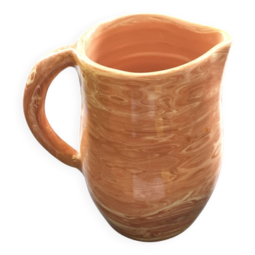 Pitcher of mixed earth, pink ochre
