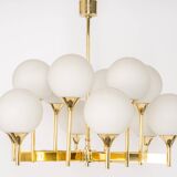 Stunning Sputnik chandelier by Kaiser, Germany, 1970s.