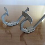 Pair of aluminum coat racks 30 years 40