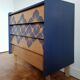 1960 Chest of drawers revisited in midnight blue