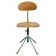 Green Industrial Workshop Chair, 1950s