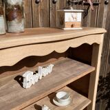 Bibus shelving practical console!! Raw walnut/ adjustable shelves