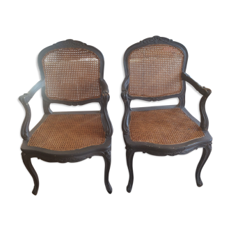 Pair of armchairs Louis XV