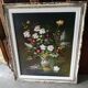 Huile sur panneau bouquet de fleurs