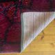 Mid-century Modern Bordeaux Red Rya Rug by Gull-Britt Johansson for NIAB, Sweden