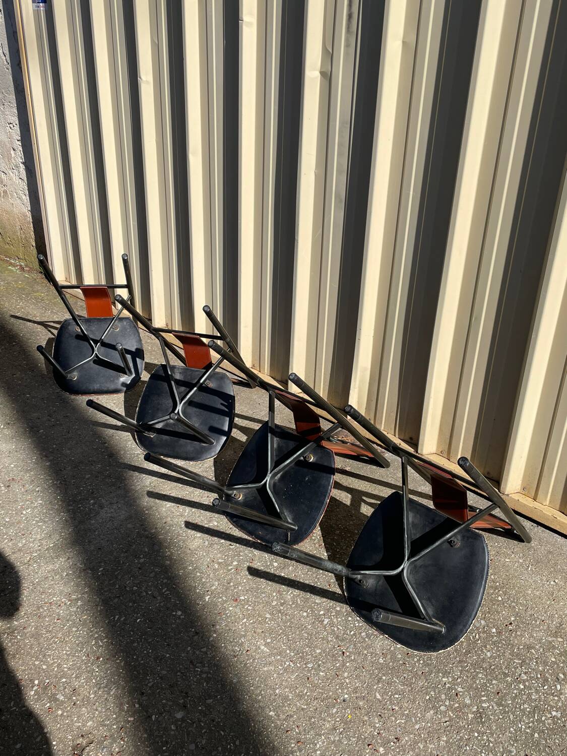 4 Irma chairs by Achille Castiglioni for Zanotta