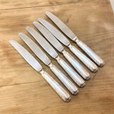 Series of 6 Ercuis dessert knives