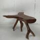 Wabia sabi rustic tree branch side table, Dutch 1960s