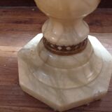 Alabaster pedestal table