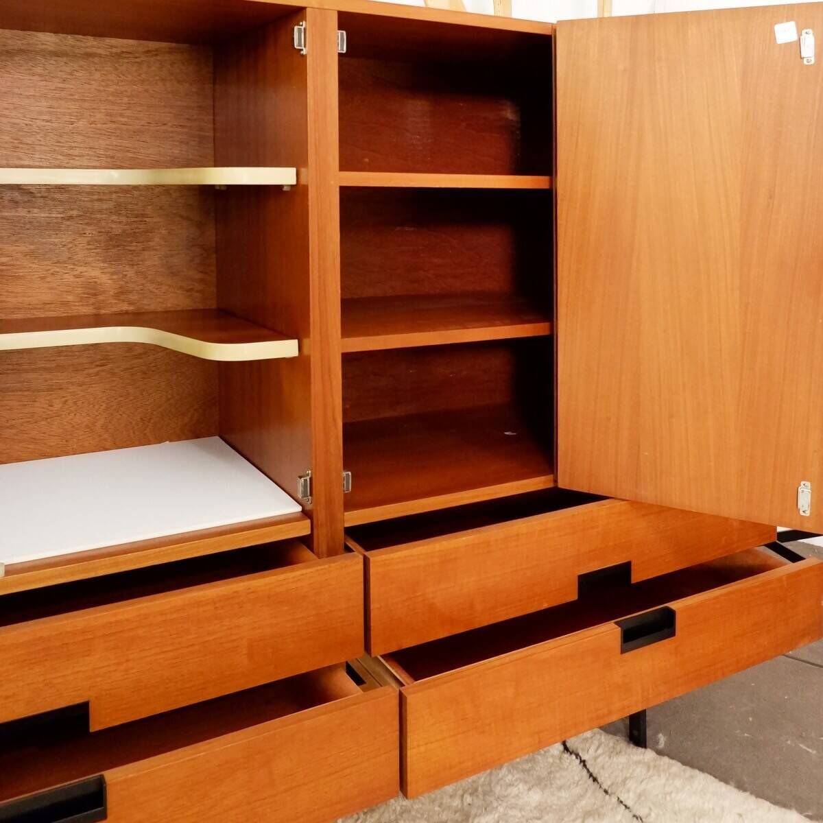 Japanese series CU04 highboard/Bar by Cees Braakman for Pastoe - 1950s