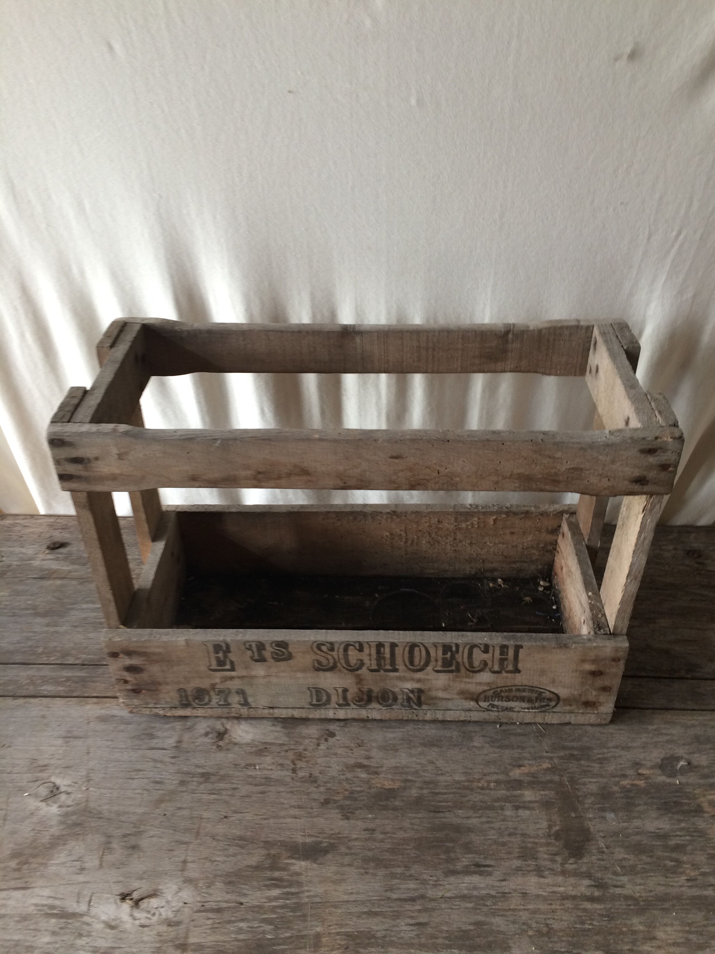 Former caisse casier porte bottle wood
