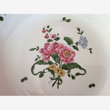Set of 2 round ceramic dishes Fleuries Saint Amand