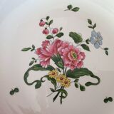 Set of 2 round ceramic dishes Fleuries Saint Amand