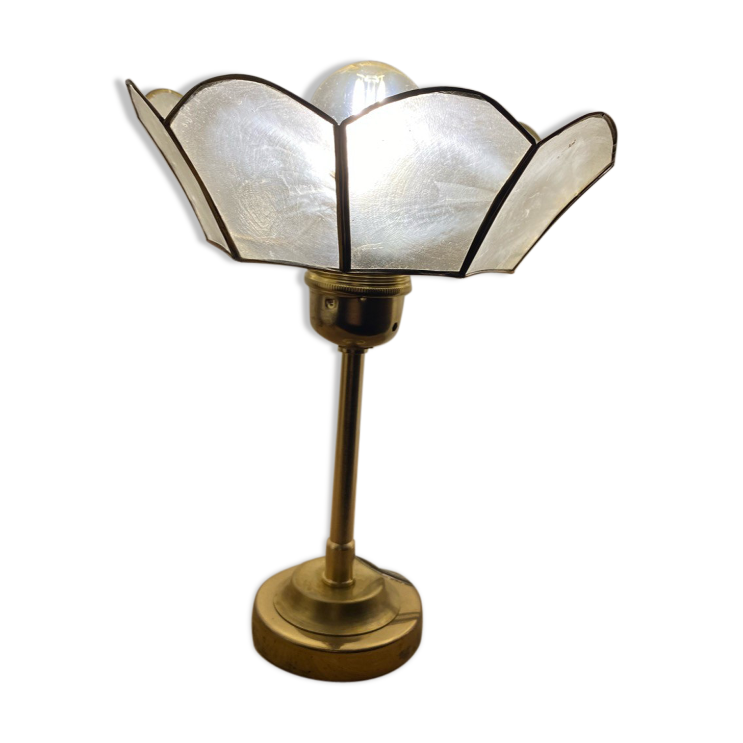 Lampe à poser fleur de nacre