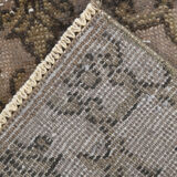 Narrow brown vintage runner 247x70cm