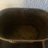 Silver metal bottle cooler