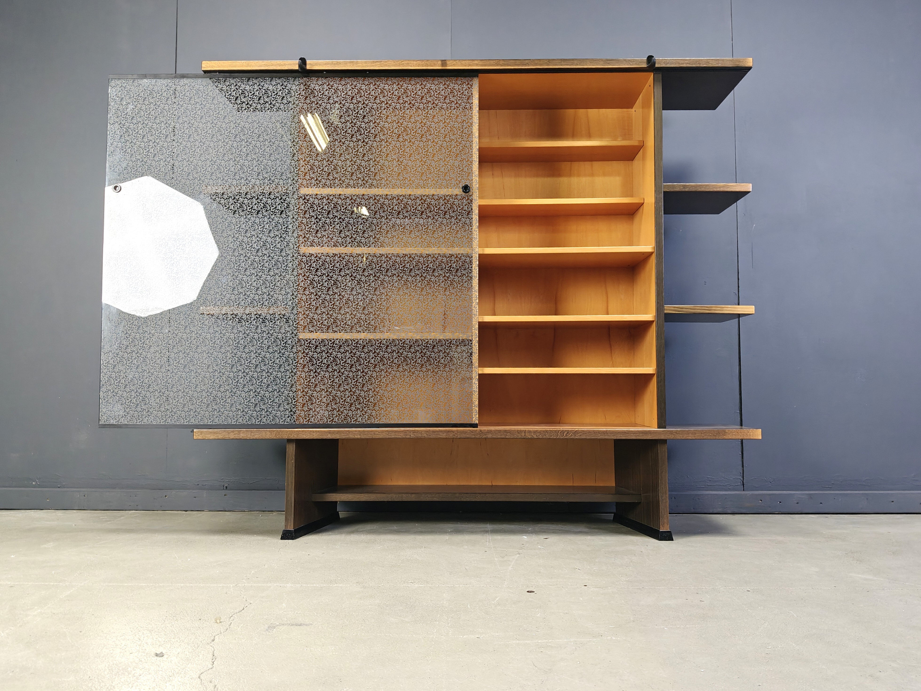 Angle cabinet by Francesco Binfare for Cassina, 1980