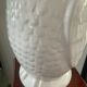 Vintage glazed ceramic owl umbrella stand