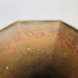 Vase fonte émaillée art déco