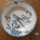 Ensemble de 6 assiettes creuses Gien
