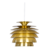 Lampe suspendue vintage danoise Barcelona par Bent Karlby, Lyfa, années 1960.