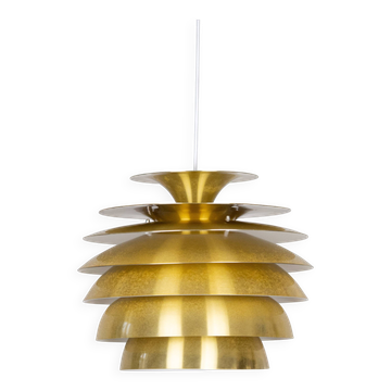 Vintage Danish pendant lamp from Barcelona by Bent Karlby, Lyfa, 1960s.