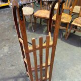 Large old sleigh sledge alsace decoration noel davos 1950