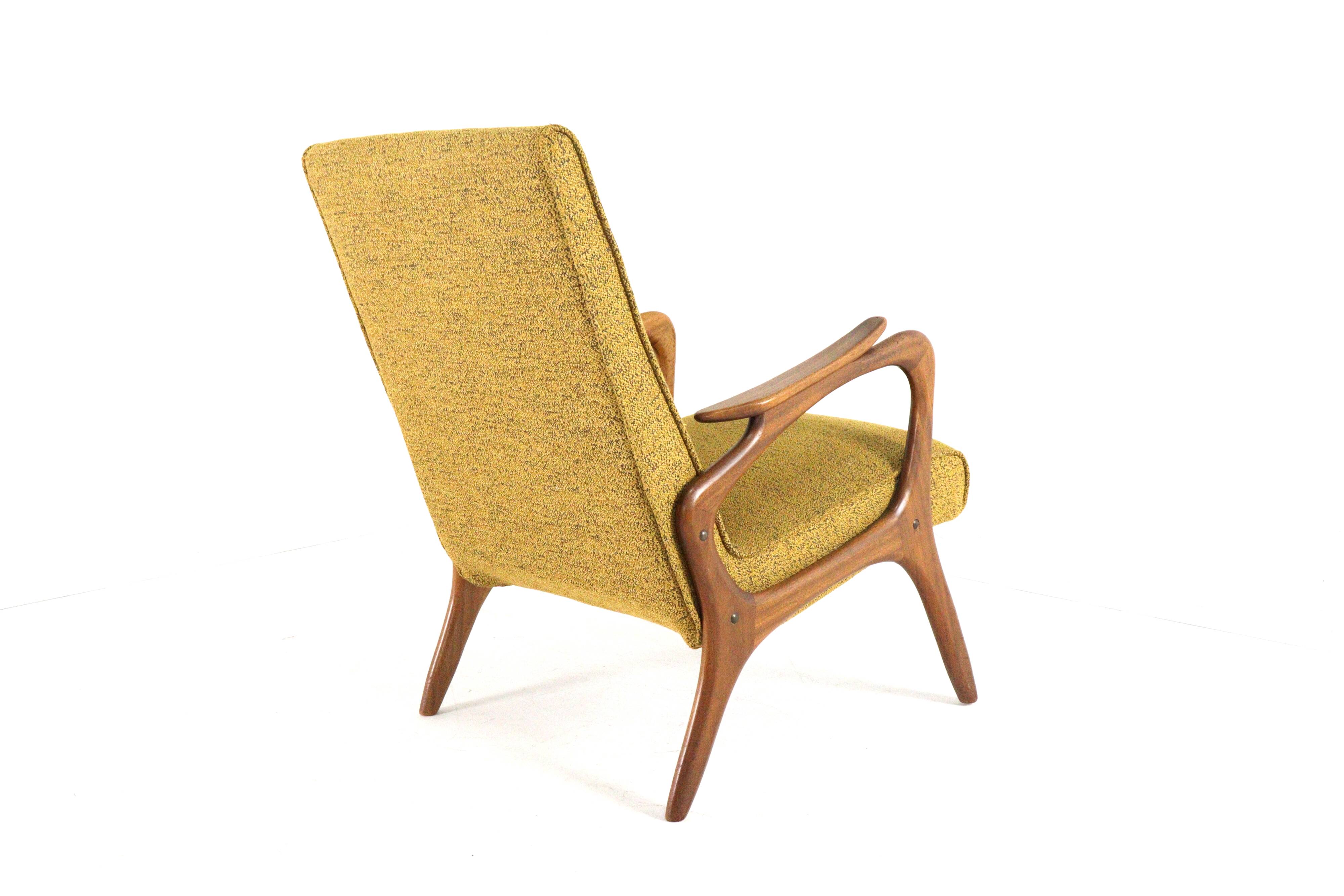 Armchair 'Rondeling'  yellow | 2 pieces in stock - dutch mid century modern